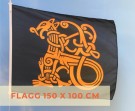 Fire kantsømmer gjør flaggene sterke  thumbnail