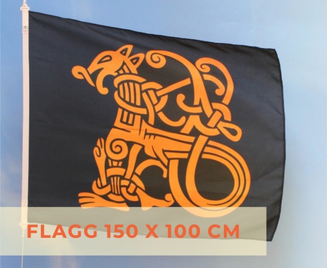 Fire kantsømmer gjør flaggene sterke 