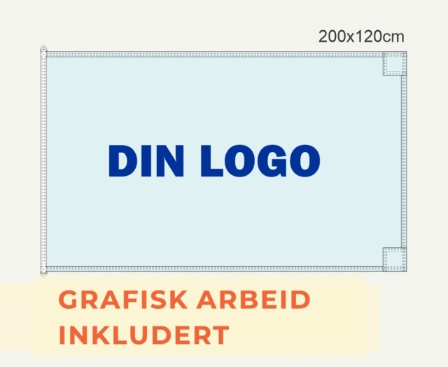 Gratis korrektur når du bestiller flagg  